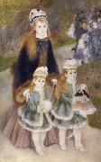 Pierre-Auguste Renoir Mother and children oil on canvas